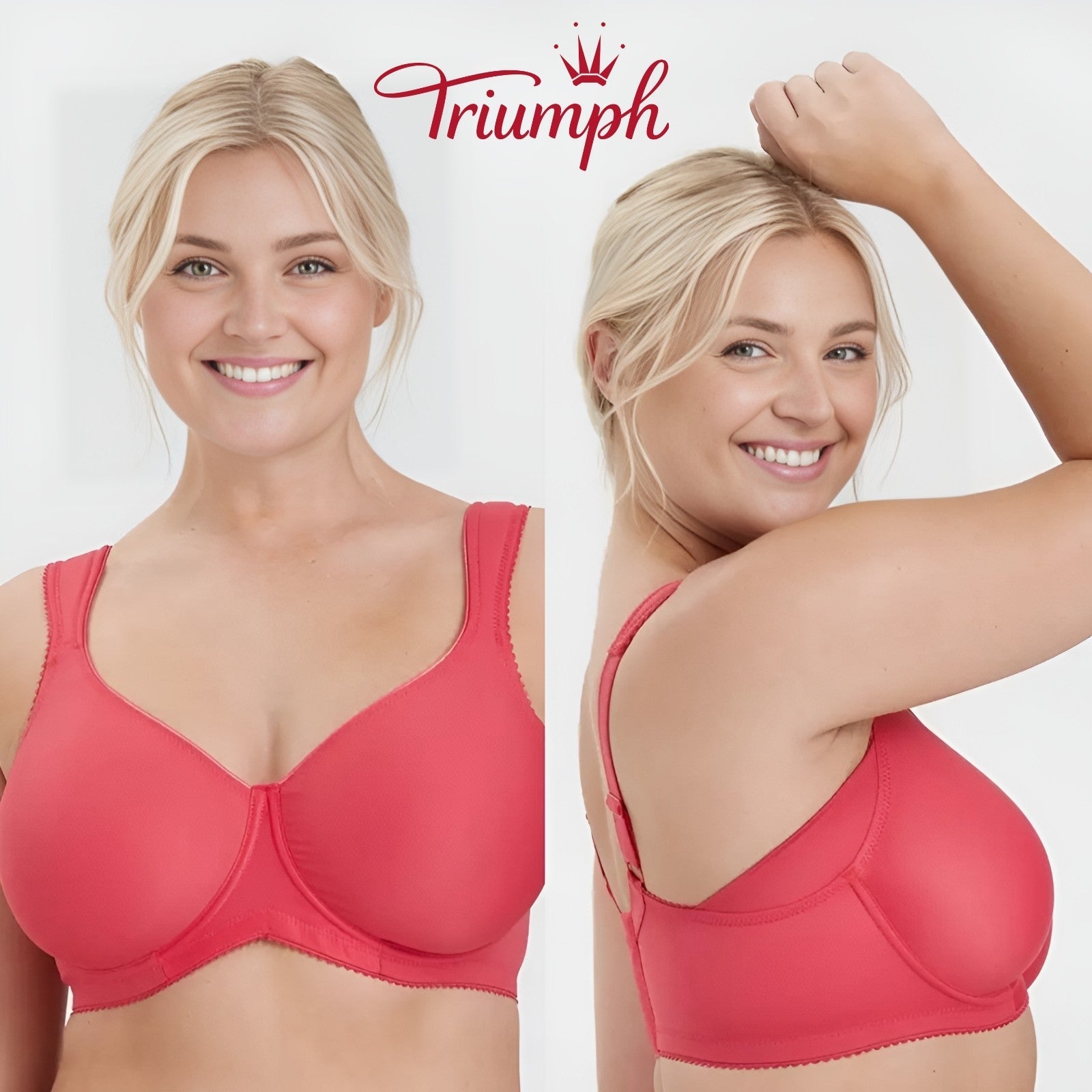 Triumph – (4 komada) grudnjak s velikim košaricama i push-up efektom