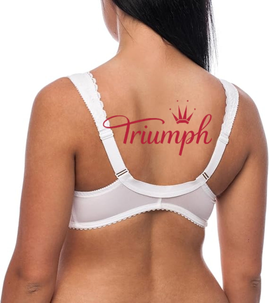 Triumph - (4 kom) Grudnjak bez žice, s kopčanjem sprijeda, plus veličine